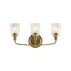 Kichler KK45747NBR Waverly 3 Bulb Bathroom Light